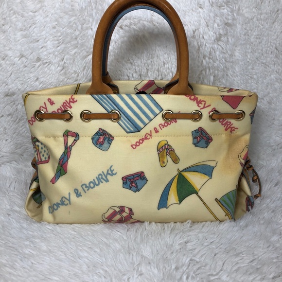 rare dooney & bourke beach themed purse - Picture 3 of 10
